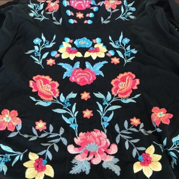 JOHNNY WAS Iryah Wrap Sweater Size M Romantic Feminine NEW WITH TAGS - Picture 9 of 12